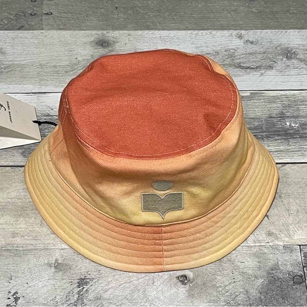 ISABEL MARANT Haley Cloudy Cotton Logo Bucket Hat - Picture 5 of 8